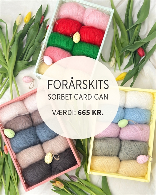 Strikkekit - Sorbet Cardigan - Forårs Edition 2025